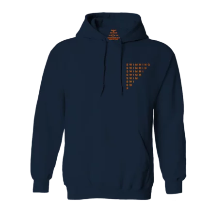 SWIMMING WAVE HOODIE – NAVY